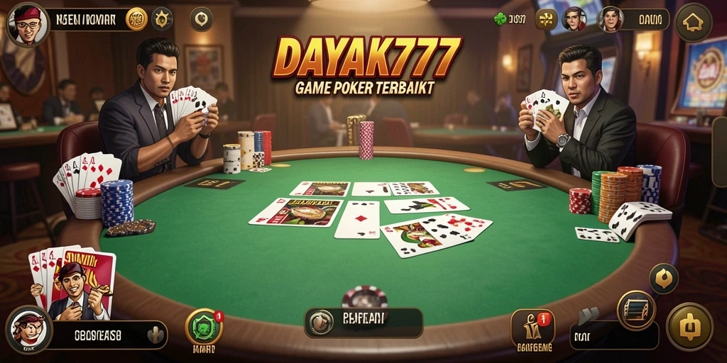 Tampilan gameplay DAYAK777 yang mendebarkan dan interaktif.