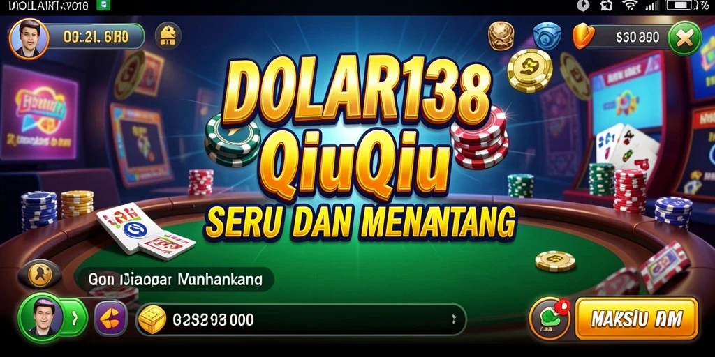 Tampilan gameplay seru dari DOLAR138 dalam kompetisi QiuQiu.