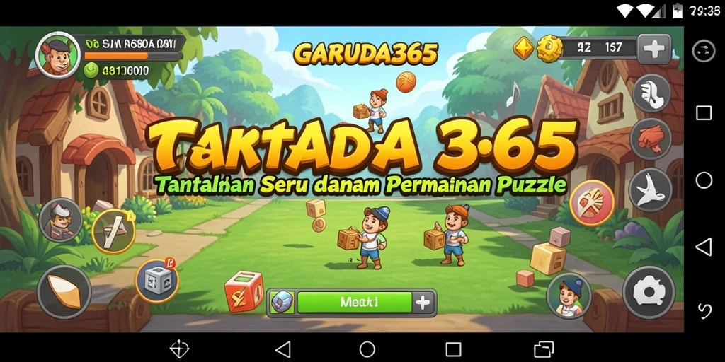Tampilan gameplay menarik pada GARUDA365 dengan tantangan puzzle yang seru.