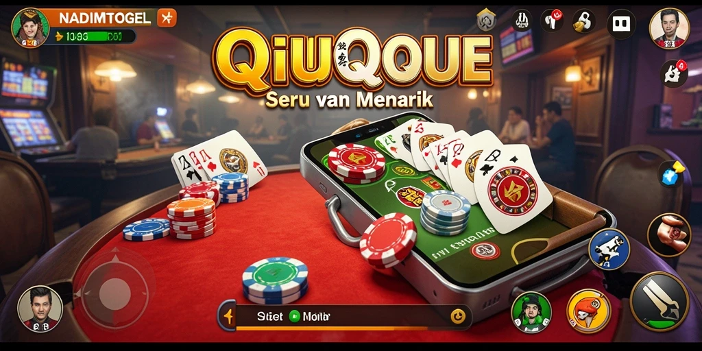 Tampilan gameplay QiuQiu yang menegangkan di NADIMTOGEL.