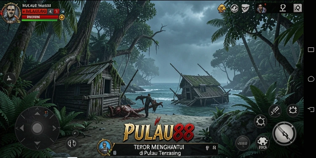 Screenshot menampilkan gameplay PULAU88 yang menegangkan dan menyeramkan.