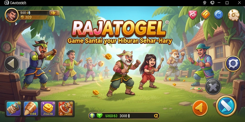 Tampilan gameplay RAJATOGEL yang menarik dan penuh warna.