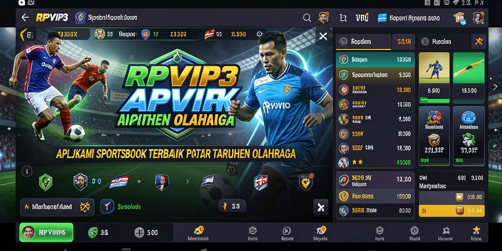 Tampilan gameplay Sportsbook RPVIP3 yang menarik dan interaktif.