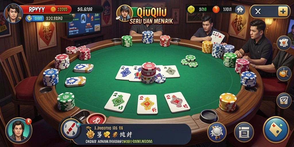 Tampilan gameplay seru QiuQiu di RPYYY.