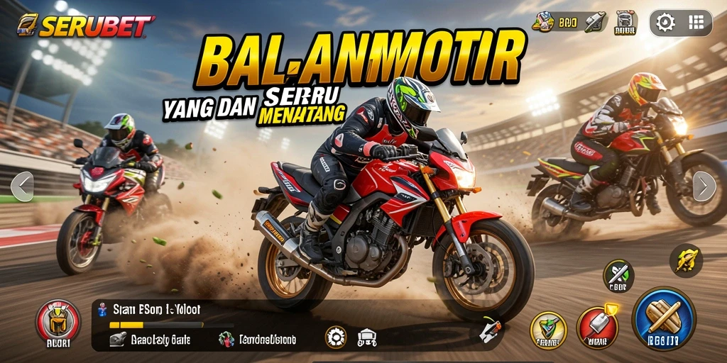 Tampilan gameplay SERUBET yang mendebarkan dan penuh aksi.