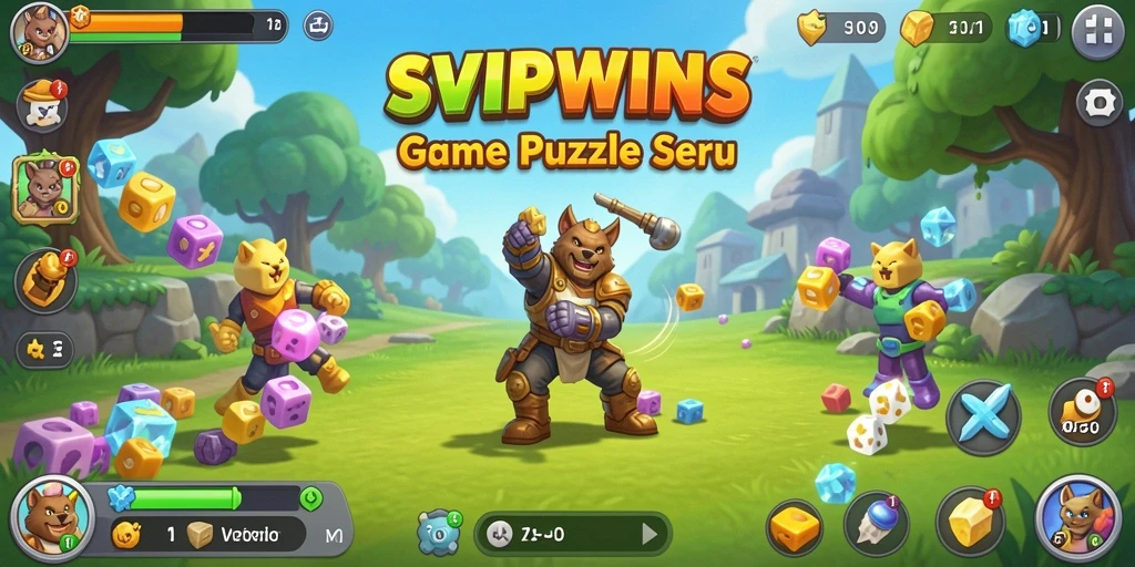 Tampilan gameplay SVIPWINS yang seru dan menantang.